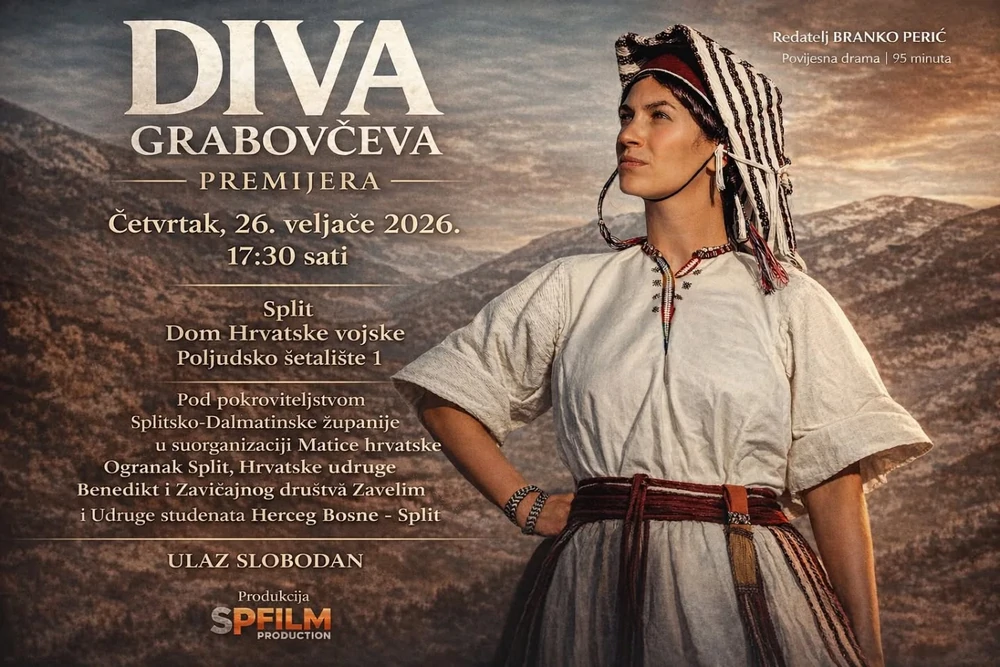 Svečana premijera filma „DIVA“ u Splitu: Dirljiva priča o hrabrosti i dostojanstvu povijesne junakinje